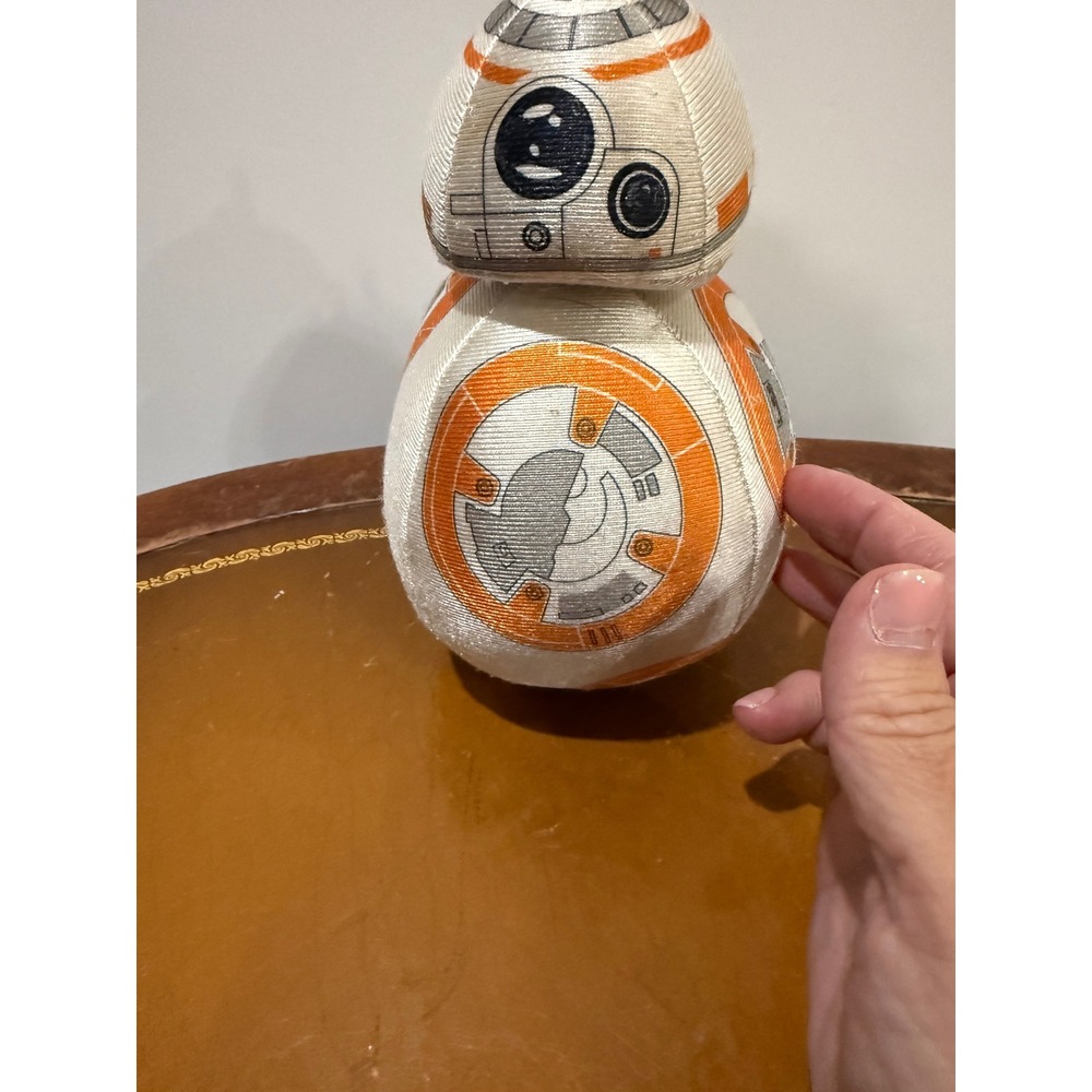 Disney Store BB-8 Plush Kids OS White Orange Excellent Star Wars Droid Toy